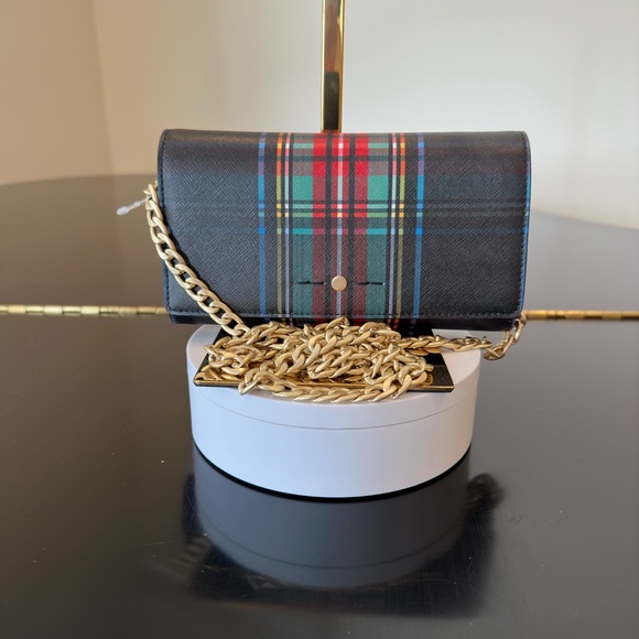 NWT Luxury Minimalist RARE Preppy J. Crew Convertible wallet bag w/chain strap - Picture 5 of 17